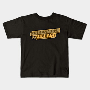 Greenwich Village Vibe: Urban Hip T-shirt Collection for NYC Trendsetters Kids T-Shirt